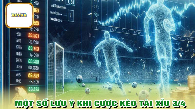 Lưu ý khi cược tài xỉu 3/4