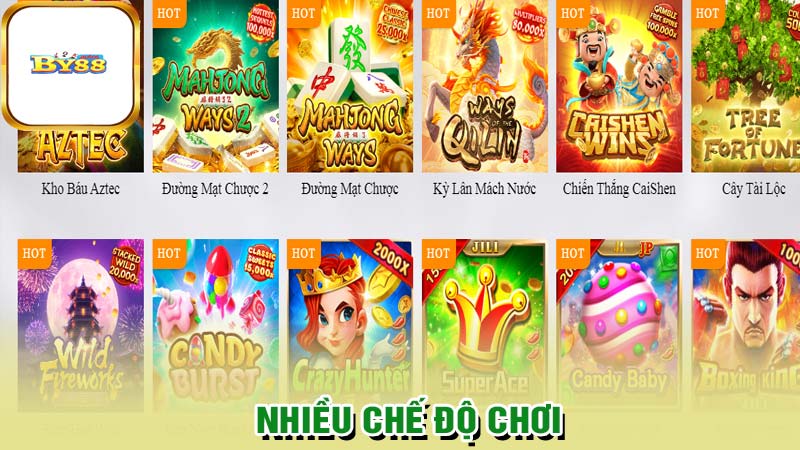 Nhiều chế độ chơi đa dạng