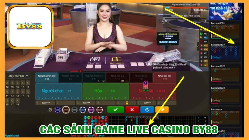 Các sảnh chơi live casino siêu hấp dẫn